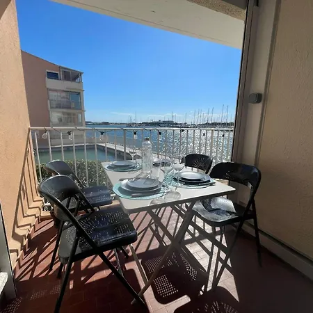 アパート - Bellevue Agreable Toutes Saison 4 Couchages - Climatisation - Parking Prive - Piscine Sur - Vue Magnifique Et Rare - Situation Optimum - Les Argonautes - Ile Des Pecheurs - Cap D'agde