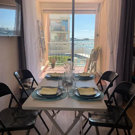 - Bellevue Agreable Toutes Saison 4 Couchages - Climatisation - Parking Prive - Piscine Sur - Vue Magnifique Et Rare - Situation Optimum - Les Argonautes - Ile Des Pecheurs - Cap D'agde